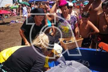 Melenara rememora el chinchorro y la varada del pescado (Foto TA)